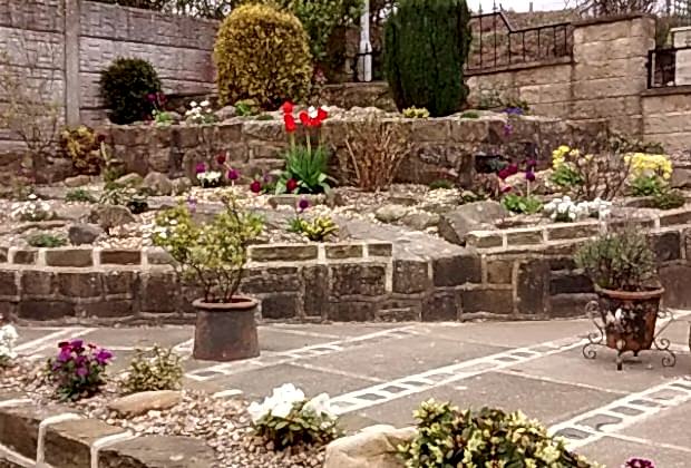 Stone Terrace and Rockery